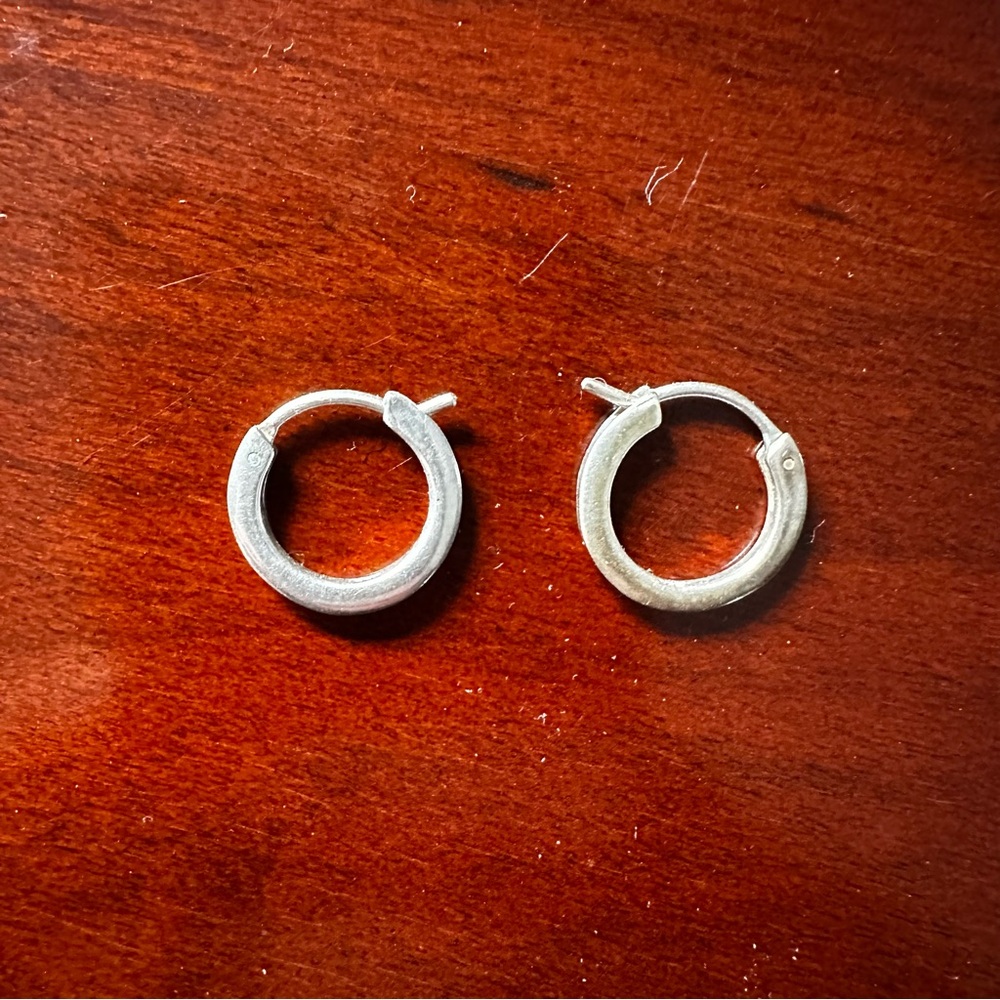 Sterling Silver Hoop Earrings